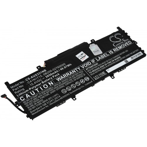 Μπαταρία για Laptop Asus Zenbook UX331FN-EG023R, UX331UAL-EG050T, battery type C41N1715 3050mAh/47Wh