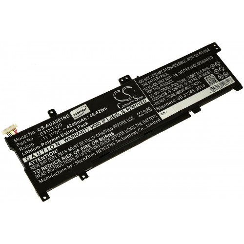 Μπαταρία για laptop Asus Vivobook A501L / type B31N1429 11,1V 4200mAh Li-Polymer (N9VA501)