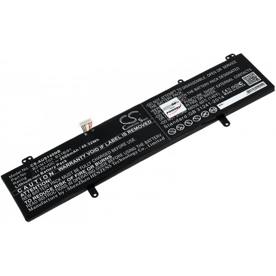 Μπαταρία για Laptop Asus VivoBook S14 S410UN, Type B31N1707 u.a. 3500mAh/40,3Wh