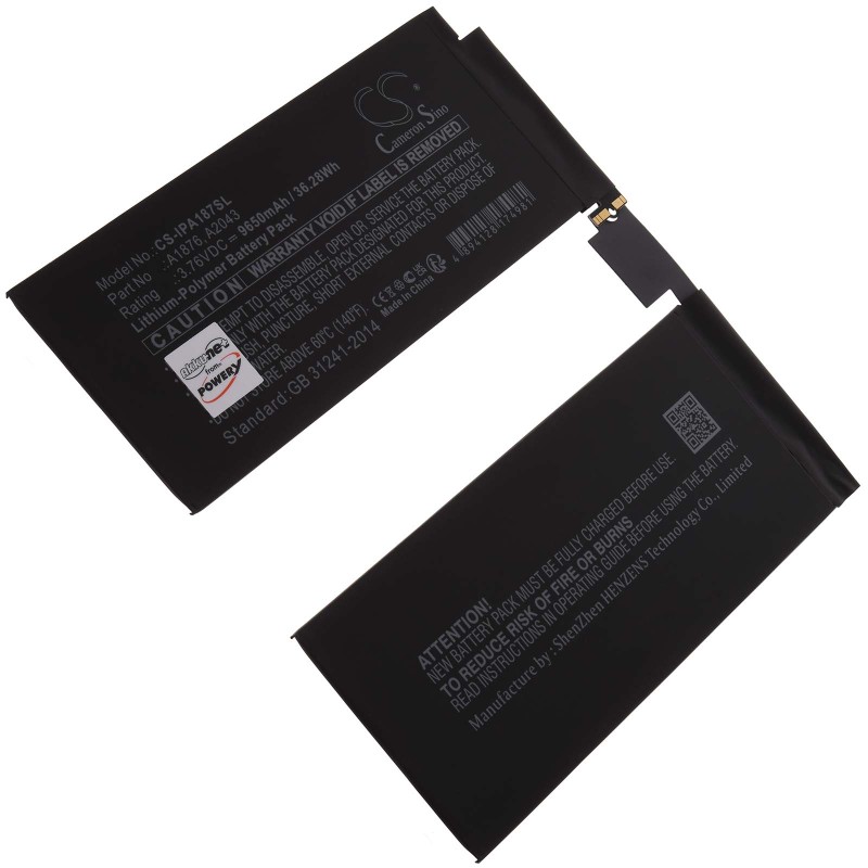 Μπαταρία για tablet Apple iPad Pro 12.9 2018 3rd generation, A2014, A2232, type A2043 9650mAh/36Wh