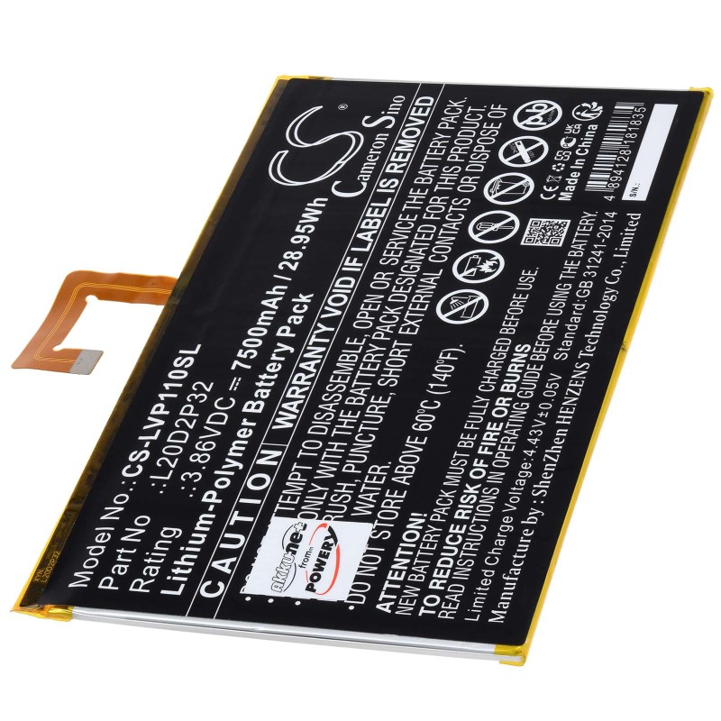 Μπαταρία για Tablet Lenovo Tab P11 5G, TB-J606F, Type L20D2P32 7500mAh/29Wh