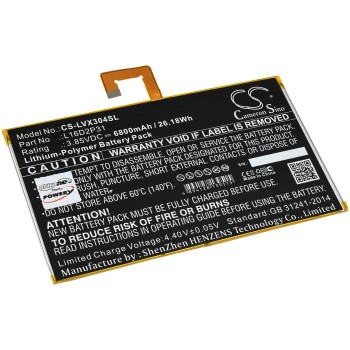 Μπαταρία για Tablet Lenovo Tab 4 10.1 (TB-X304F), Type L16D2P31 6800mAh/26,2Wh