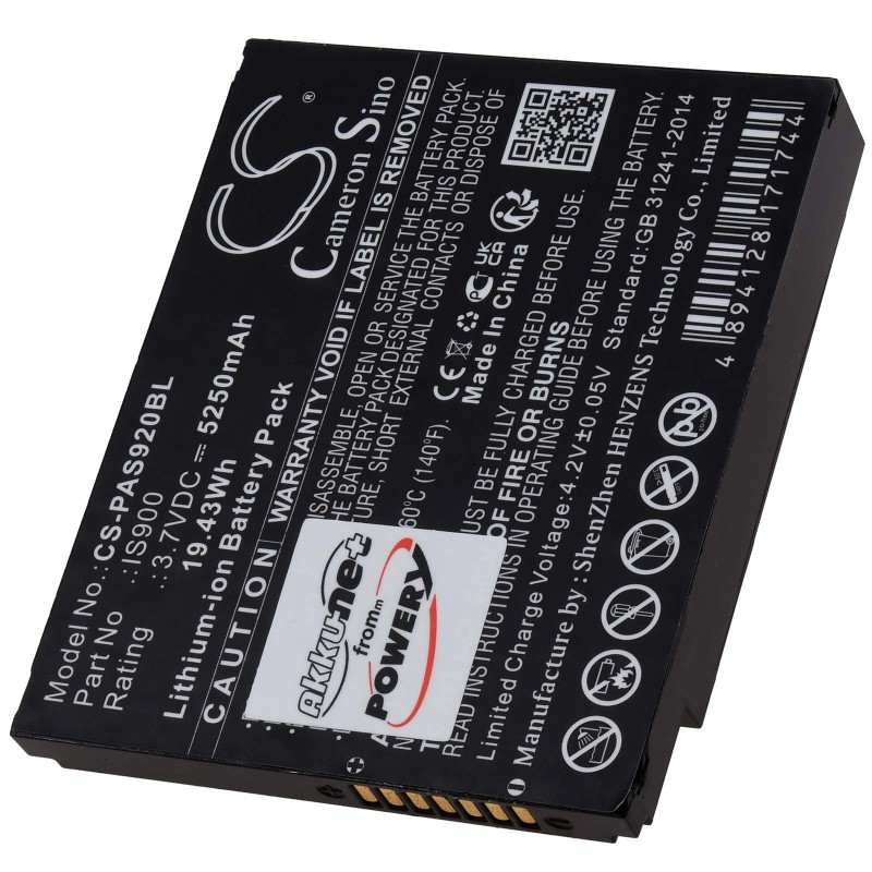 Μπαταρία για payment terminal Pax A920 A920C type IS900 5250mAh/19Wh