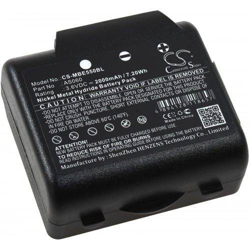 Μπαταρία για crane radio remote control IMET BE3600, BE5500, type AS060 2000mAh/7,2Wh