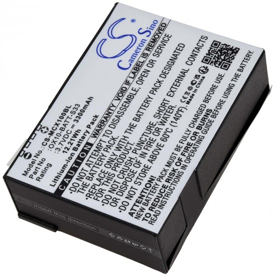 Μπαταρία για barcode scanner M3 Mobile Orange OX10 OX10 RFID type OX10-BATT-S33 3300mAh/12,2Wh