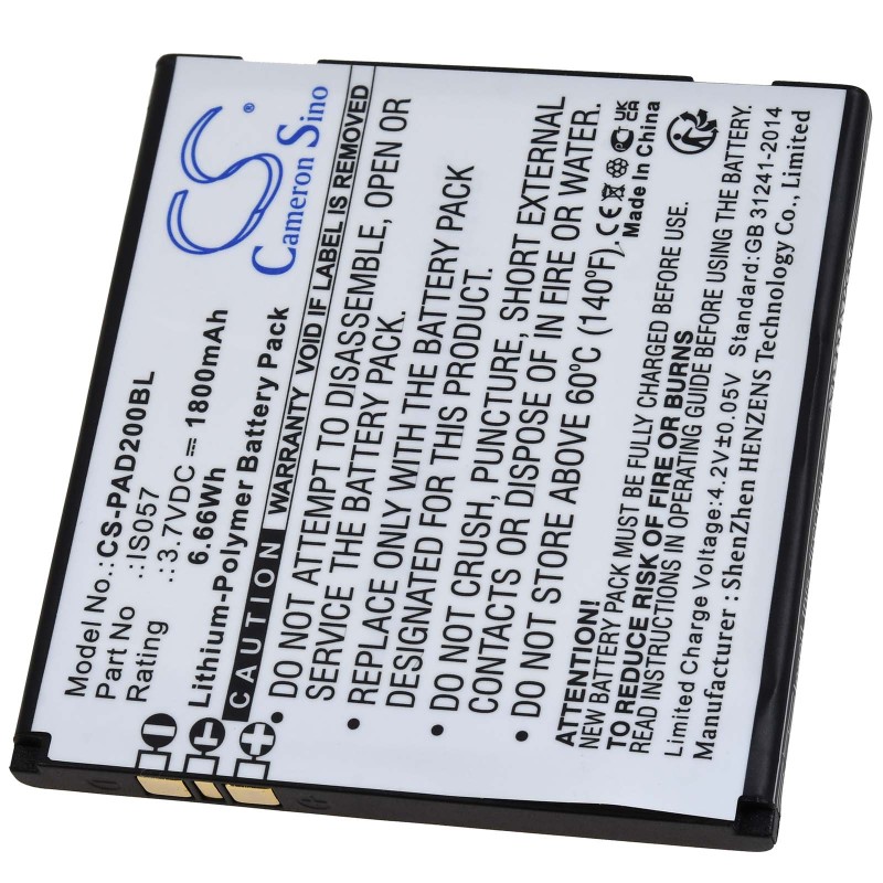 Μπαταρία για payment and card terminal Pax myPOS D200 D200T type IS057 1800mAh/6,7Wh