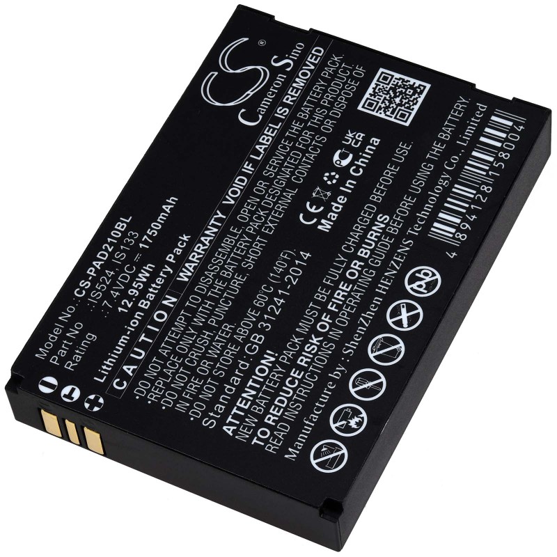 Μπαταρία για payment and card terminal Pax myPOS D210 D210 Bluetooth type IS524 1750mAh/13Wh