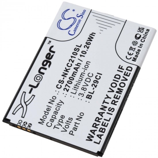Μπαταρία για smartphone mobile phone Nokia C10 C20 C21 Type BL-29CL 2700mAh/10Wh