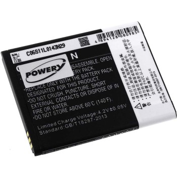 Μπαταρία smartphone Gigabyte Gsmart Rio R1 / type SRB-01 3,7V 1500mAh Li-ion (P9GSR1)