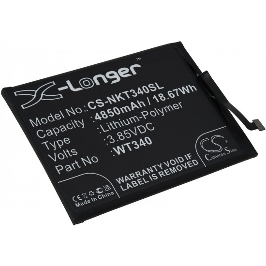 Μπαταρία για mobile phone, smartphone Nokia G10, G20, TA-1388, type WT340 4850mAh/19Wh