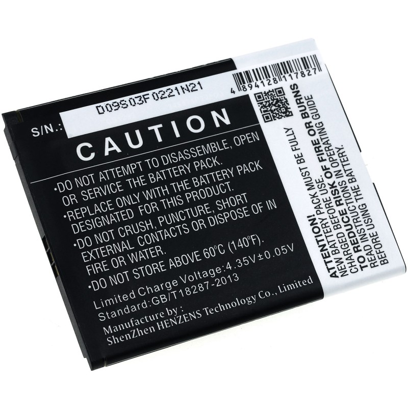Μπαταρία smartphone Kazam Thunder2 5.0 / type KQQ50 3,8V 2000mAh Li polymer (P9KQ50)