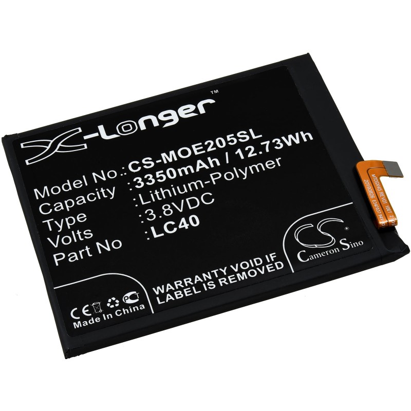 Μπαταρία για smartphone, mobile phone Motorola Moto E7, XT2052DL, type LC40 3350mAh/12,7Wh