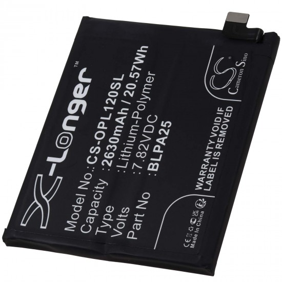 Μπαταρία για Smartphone OnePlus 12 PJD110 Type BLPA25 2630mAh/20,6Wh