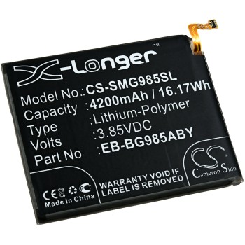 Μπαταρία για smartphone, mobile phone Samsung Galaxy S20 Plus, SM-G985F, type EB-BG985ABY and others. 4200mAh/16,2Wh