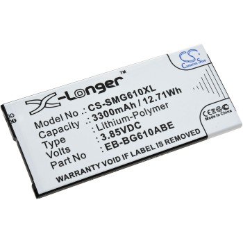Μπαταρία για smartphone, mobile phone Samsung Galaxy J4 Plus, SM-J410, type EB-BG610ABA and others. 3300mAh/12,7Wh