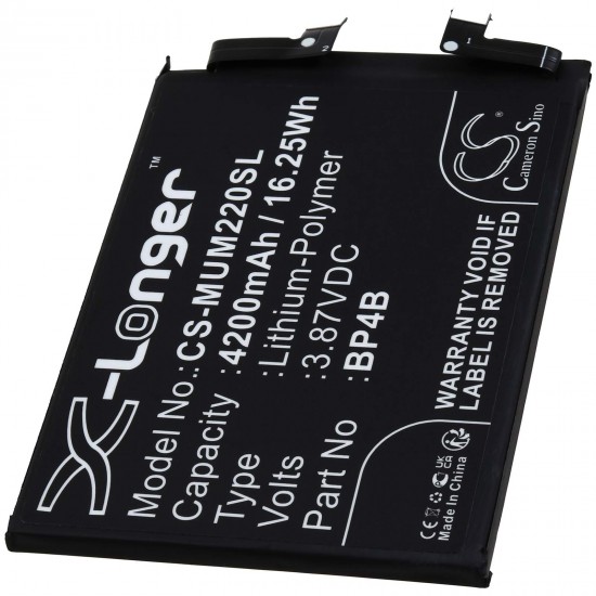 Μπαταρία για smartphone Xiaomi Mi 12 Lite 5G 2203129I type BP4B 4200mAh/16Wh