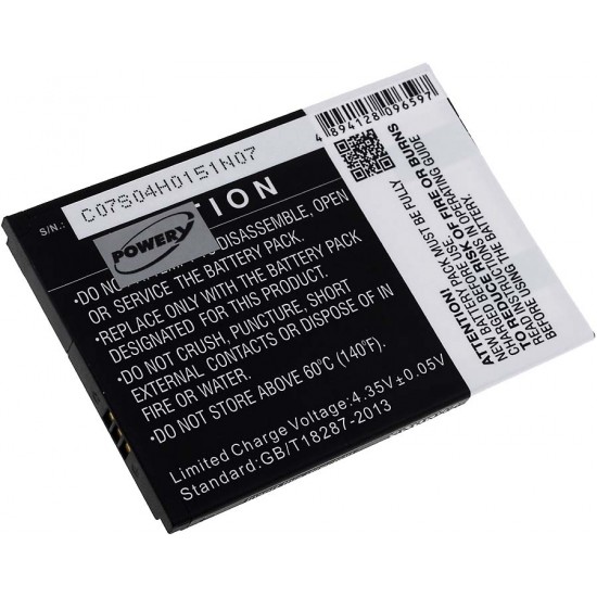 Μπαταρία smartphone Mobistel Cynus T6 / type BTY26187 3,8V 4000mAh Li polymer (PCT6)