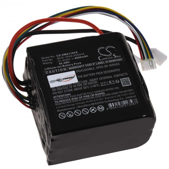 Μπαταρία για hoover Roborock A10 Plus U10 Pro type BCR-1P6S-4000HX 4000mAh/86Wh