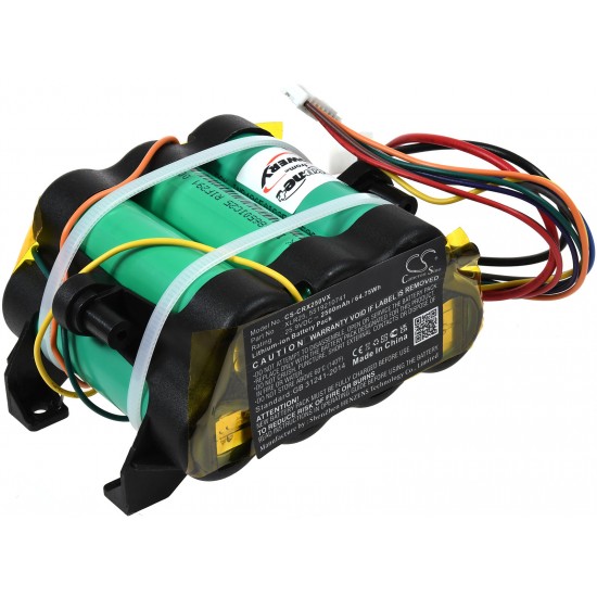 Μπαταρία για hand-held hoover DeLonghi Colombina XLR25LE.GY, Colombina XLR25LM.BL, type XLR25 2500mAh/65Wh