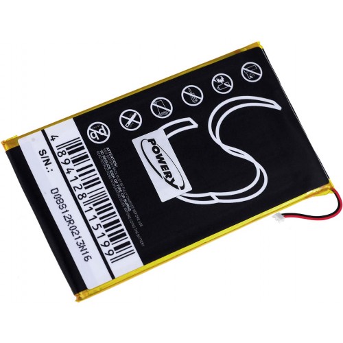 Μπαταρία για e-book reader Barnes & Noble BNRV510 / type PR-285083 3,7V 1500mAh Li polymer (V9BNRV510)