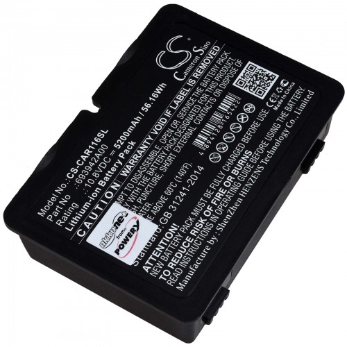 Μπαταρία για installation tester Chauvin Arnoux C.A 6117 C.A 6116N type 693942A00 5200mAh/56Wh