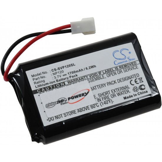 Μπαταρία για hands-free car kit Seecode Mirror 3 / Vossor V3 / type NP120 1700mAh/6,3Wh