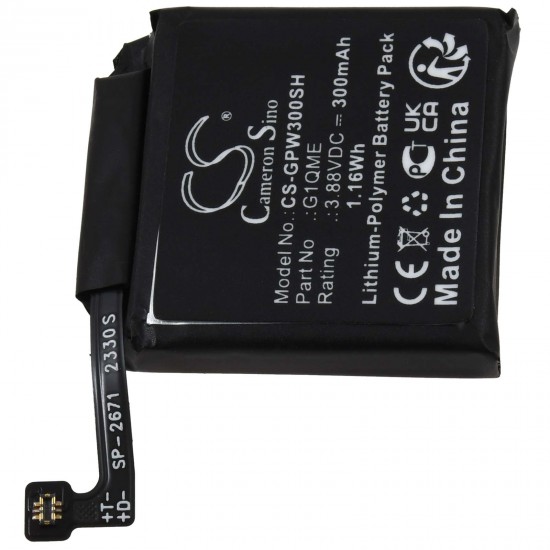 Μπαταρία για smartwatch Google Pixel Watch 3 / type G1QME 300mAh/1Wh