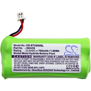 Μπαταρία για transmitter guitar & bass Stageclix Jack V2 / type 399459 2,4V 700mAh NiMH (V9V2)