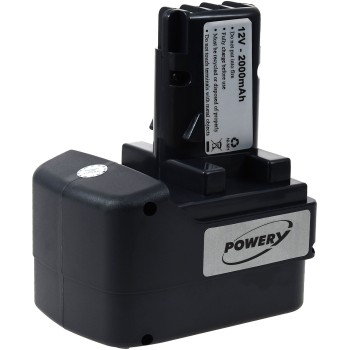Μπαταρία ηλεκτρικού εργαλείου Metabo 6.31729 (12V 2000mAh NiMH) 12V 2000mAh NiMH (W412-FC)
