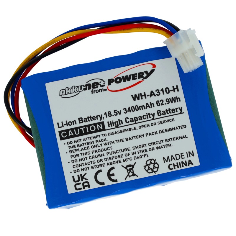 Μπαταρία ηλεκτρικού εργαλείου Husqvarna Automower 310 lawn mowing robot (model 2015 / 2016 / 2017) / type 584 85 28-01 18,5V 3400mAh Li-Ion (WH-A310-H)