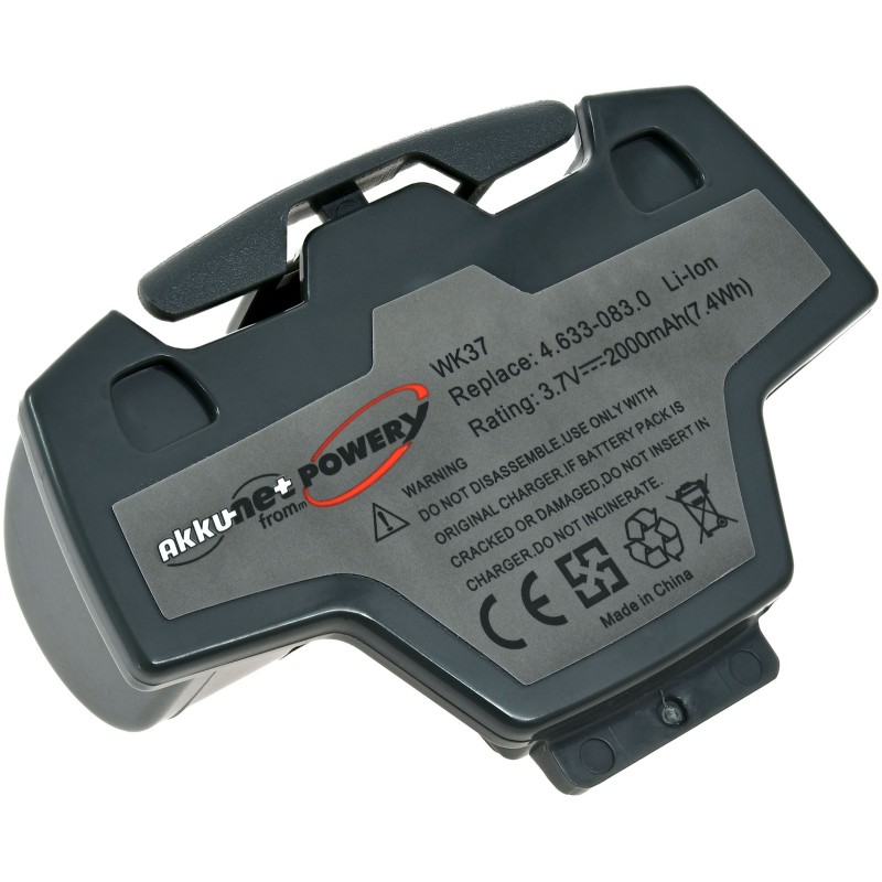 Μπαταρία ηλεκτρικού εργαλείου Karcher WV 5 / type 4.633-083.0 3,7V 2000mAh Li-Ion (WK37)