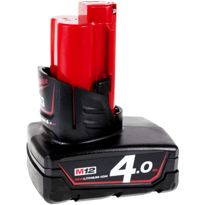 Μπαταρία ηλεκτρικού εργαλείου Milwaukee type M12 B4 / 932430065 original 12V 4000mAh Li-Ion (WO-212-BL4)