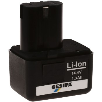Μπαταρία ηλεκτρικού εργαλείου Gesipa Li-Ion quick change riveting AccuBird, Bird, Firebird 14,4V 1,3Ah 14.4V 2000mAh Li-Ion [WO-914-BL13]