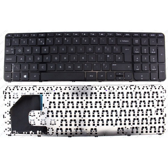 Πληκτρολόγιο HP Pavilion Sleekbook 15 15-B 15-B000 15-B100 15-B051ER 15-B051SR 15-B052ER US BLACK με οριζόντιο ENTER