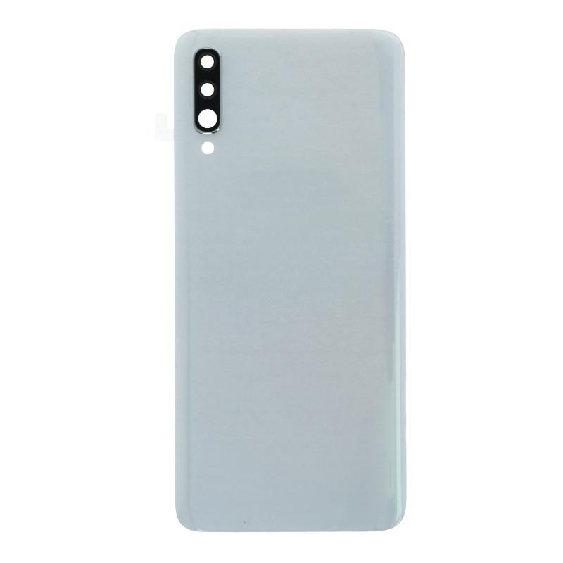 SAMSUNG A705F Galaxy A70 - Battery cover + Adhesive + Camera Lens White Original