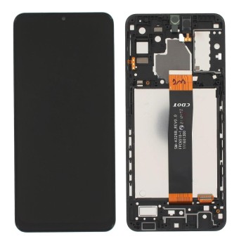 Samsung A326B Galaxy A32 5G - LCD Touch Black with Frame Original GH82-25121A/25122A Service Pack