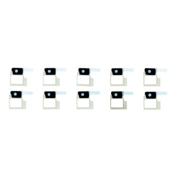 APPLE iPhone 8 Plus - Anti-dust mesh and frame for Battery Door Microphone 10pcs Black Original