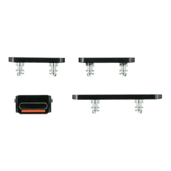 Apple iPhone 12 Pro / 12 Pro Max - Power, Volume, Mute & Side Buttons Set Black Original