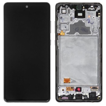Samsung Galaxy A72 4G/5G - LCD Touch Black with Frame Original GH82-25624A/25463A/25460A/25849A Service Pack