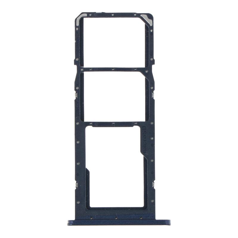 SAMSUNG A025F Galaxy A02s - SIM Card Tray Dual Card Blue Original