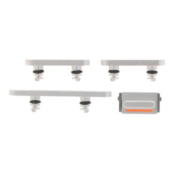 Apple iPhone 13 Mini / 13 - Power, Volume, Mute & Side Buttons Set White Original