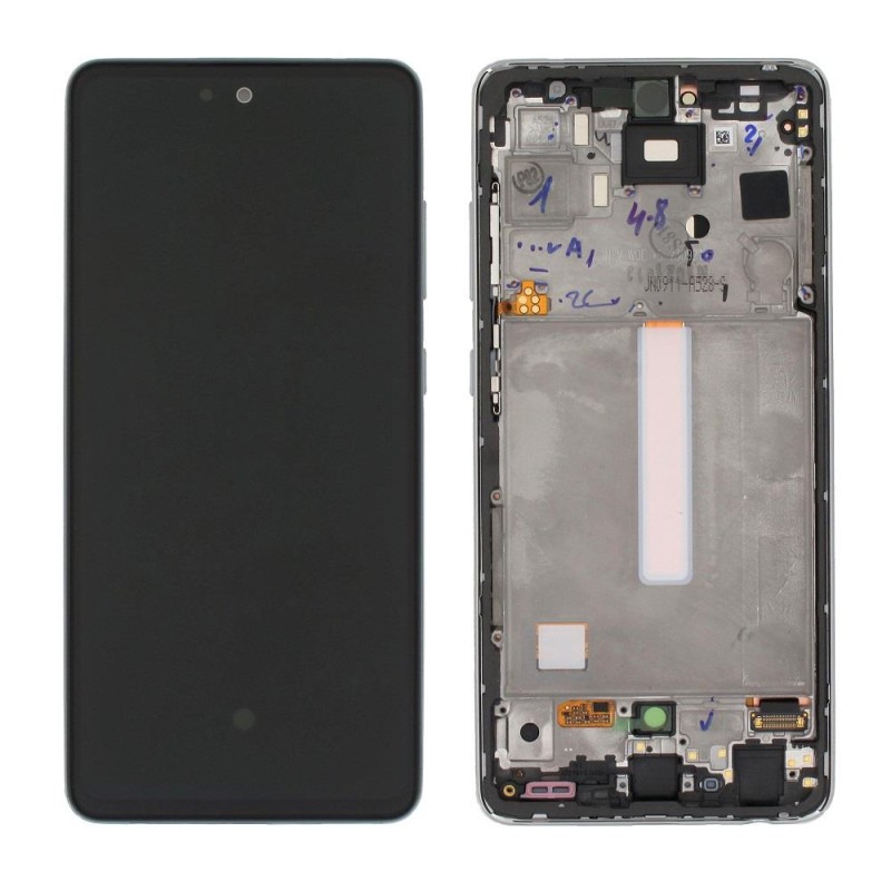 Samsung A525/A526 Galaxy A52 4G/5G - LCD Touch White with Frame GH82-25524D/25526D/25754D/25602D Service Pack