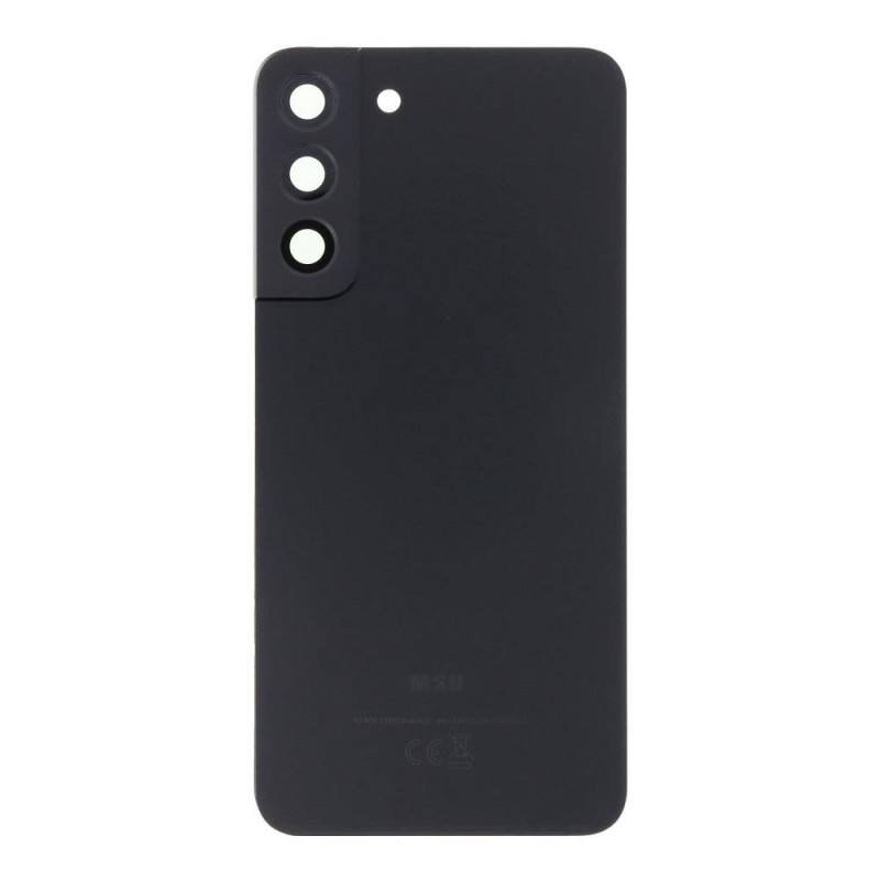 Samsung S906B Galaxy S22 Plus - Battery cover + Adhesive + Camera Lens Black OEM