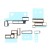 APPLE iPhone 14 / 14 Plus - 10pcs Motherboard Inline Insulator Sticker Original