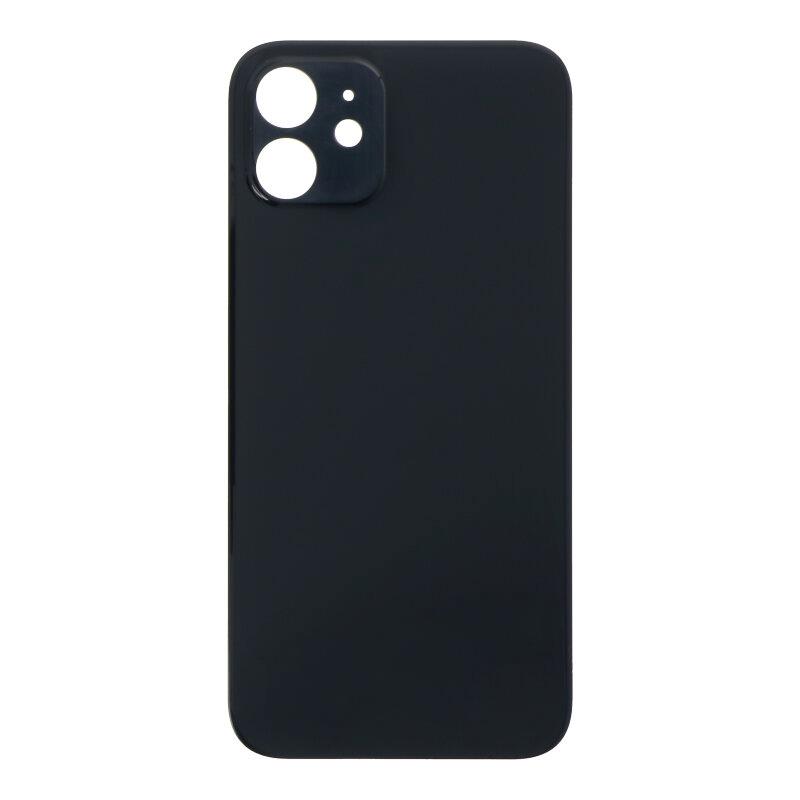 Apple iPhone 12 - Back Glass Large Hole Black OEM with Logo