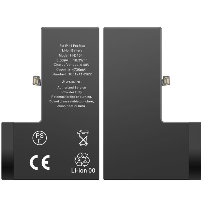 Apple iPhone 15 Pro Max - Battery High Capacity 4730mAh