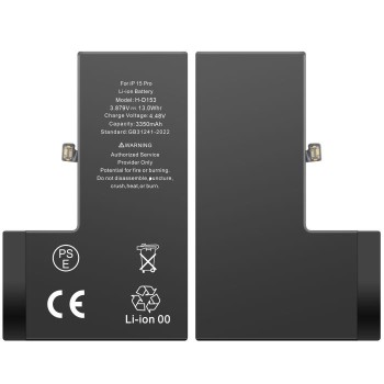 Apple iPhone 15 Pro - Battery High Capacity 3350mAh