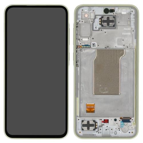 Samsung A356B Galaxy A35 5G - LCD Touch Yellow Lemon with Frame Original GH82-34221D Service Pack