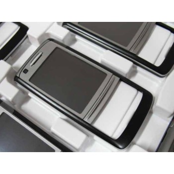 NOKIA 6280 - Front cover Black / Silver Original