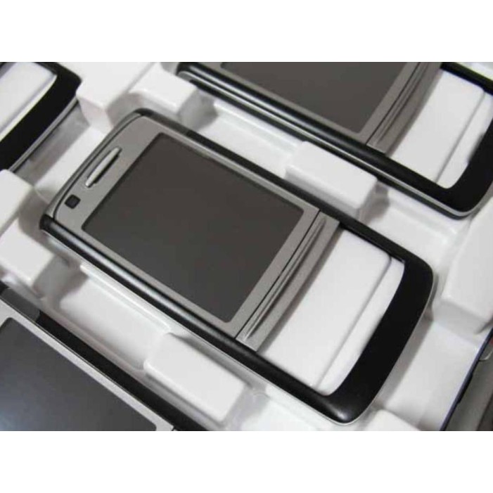 NOKIA 6280 - Front cover Black / Silver Original